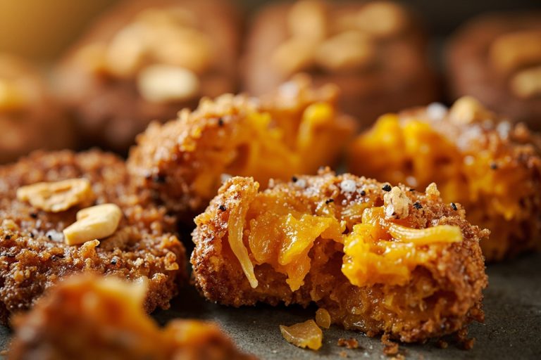 Тыквенные котлеты с сыром и орехами