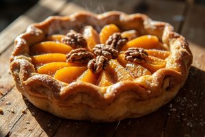 Пирог с абрикосами и орехами: пошаговый рецепт и идеи для украшения