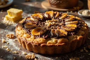 Пирог с бананом: пошаговый рецепт и идеи для украшения