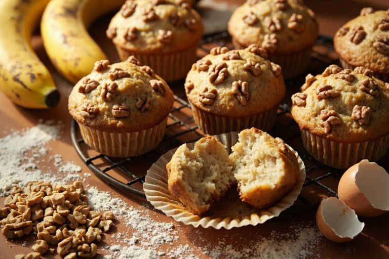 Кексы с бананом и орехами: пошаговый рецепт и советы по оформлению