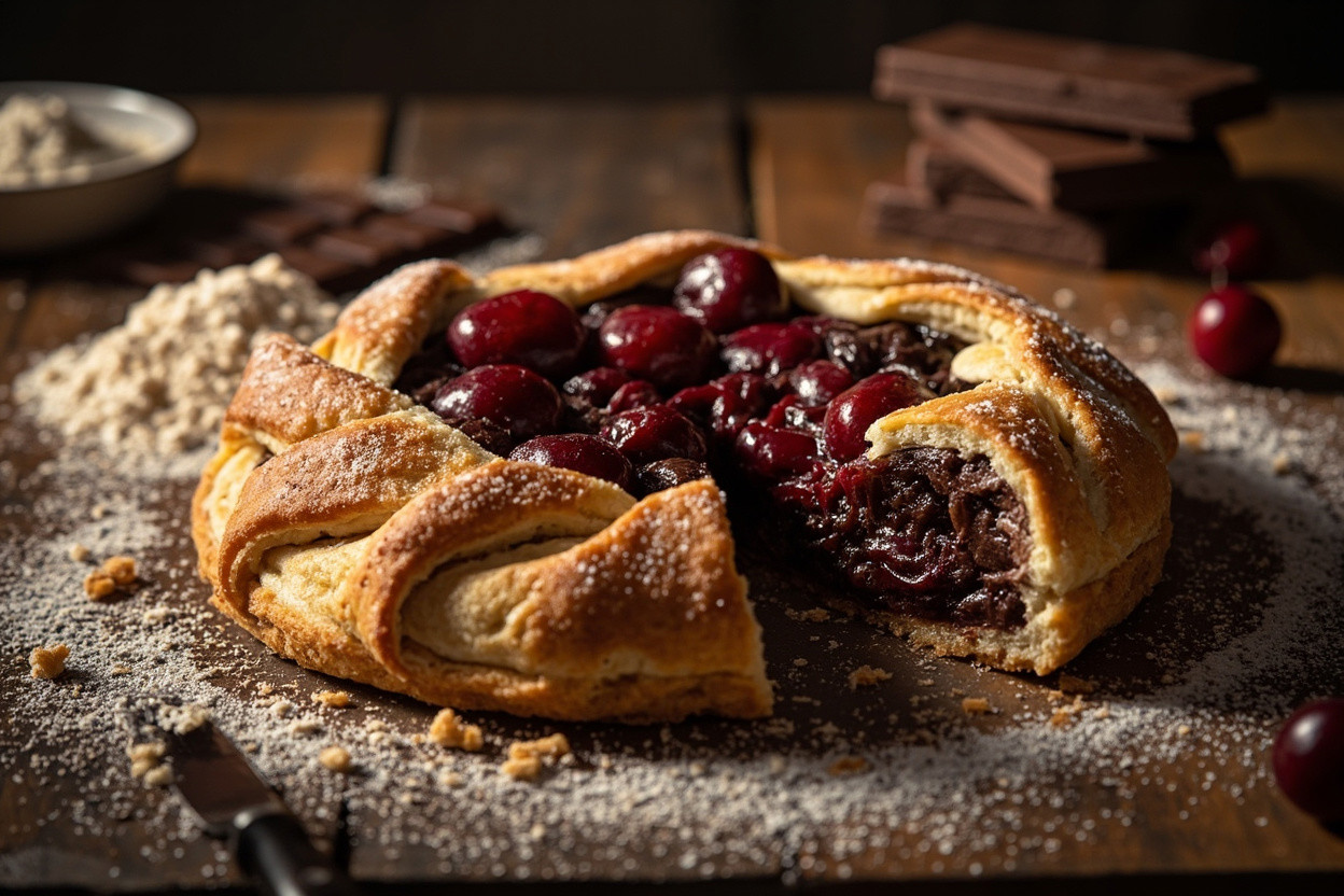 Пирог с вишней и шоколадом: пошаговый рецепт и идеи для украшения