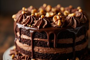 Торт Шоколадно-ореховый: пошаговый рецепт и советы по украшению