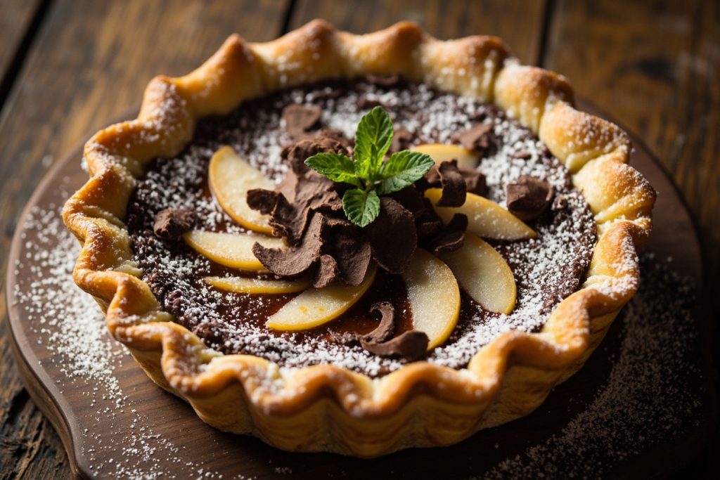 Пирог с грушей и шоколадом: пошаговый рецепт и идеи для украшения