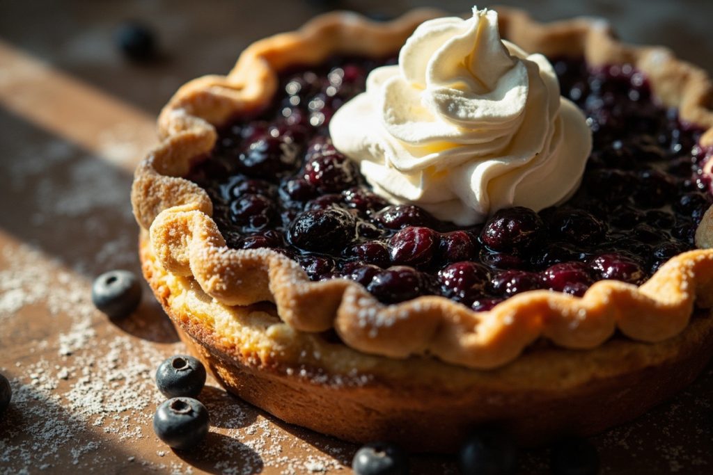 Пирог с черникой и взбитыми сливками: пошаговый рецепт и идеи для украшения