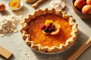 Пирог с абрикосовым джемом: пошаговый рецепт и идеи для украшения