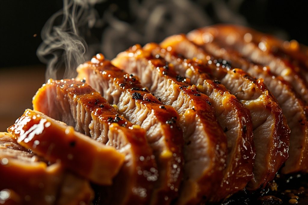 Свинина с медом и горчицей в аэрогриле