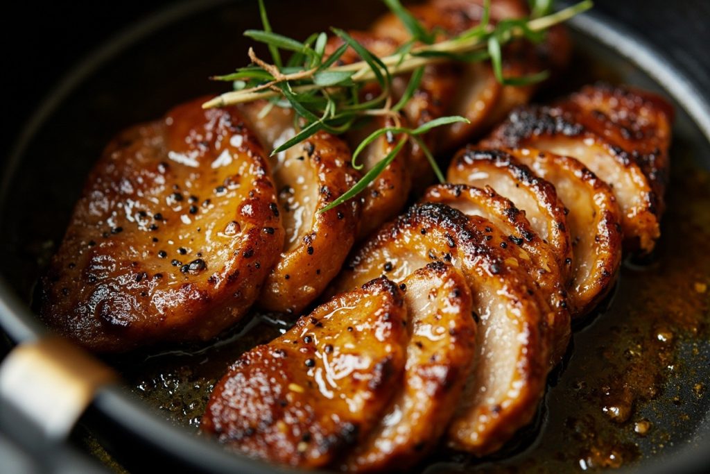 Свинина с медом и горчицей в аэрогриле