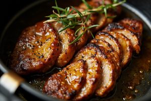 Свинина с медом и горчицей в аэрогриле