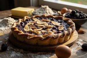 Пирог с ежевикой и миндалем: пошаговый рецепт и идеи для украшения