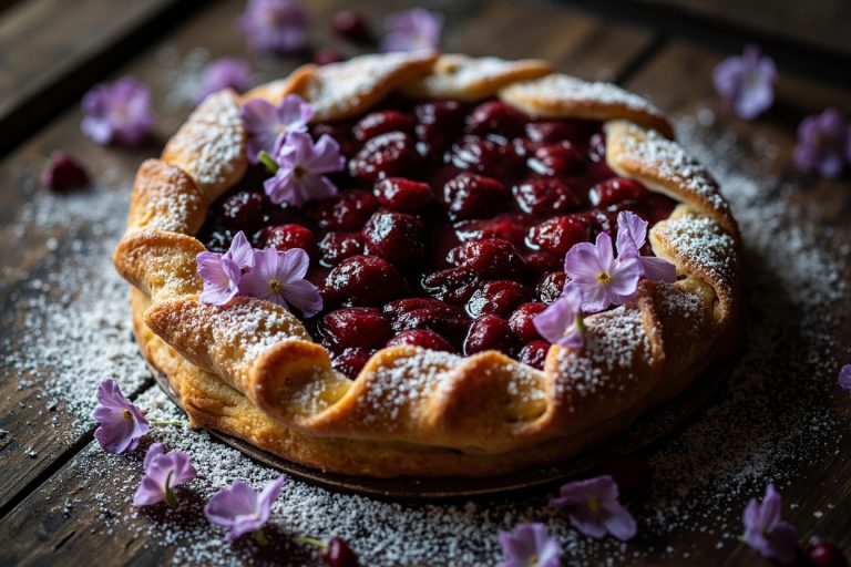 Пирог с сиренью и вишней: пошаговый рецепт и идеи для украшения