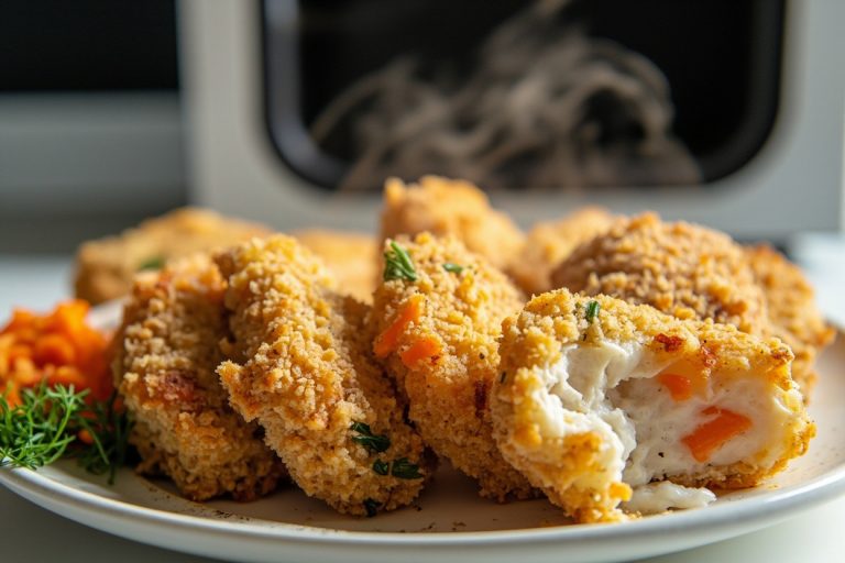 Рыбные котлеты с морковью и луком в аэрогриле