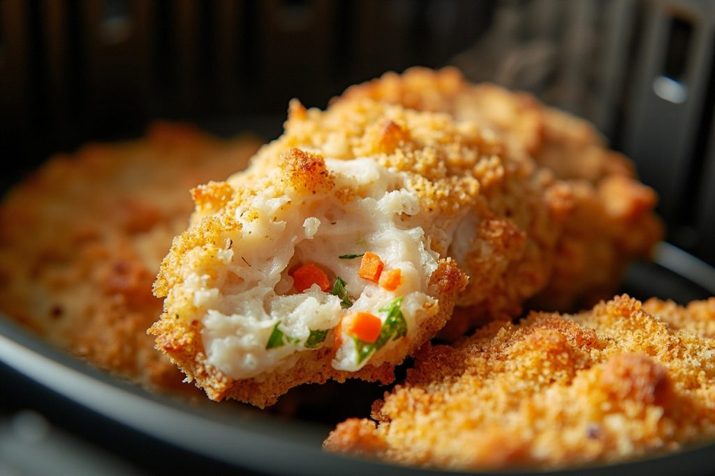 Рыбные котлеты с морковью и укропом в аэрогриле