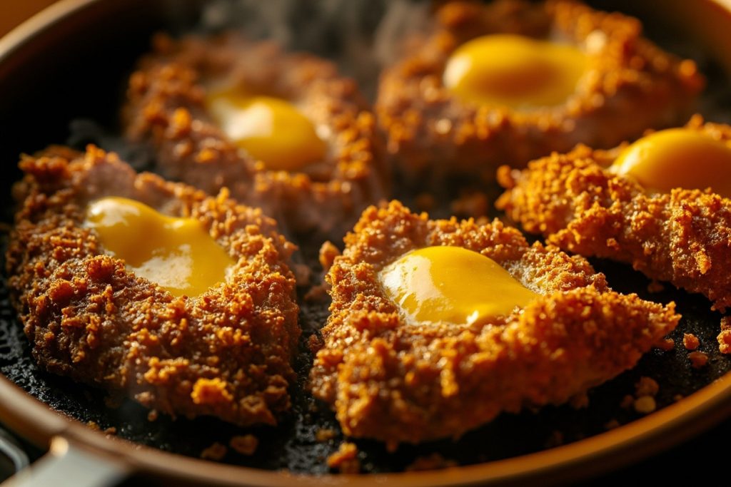 Котлеты из индейки с сыром и орехами в аэрогриле