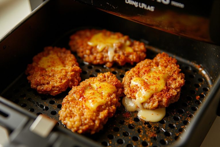 Котлеты из индейки с сыром и паприкой в аэрогриле