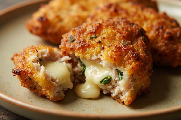 Куриные котлеты с сыром и укропом в аэрогриле