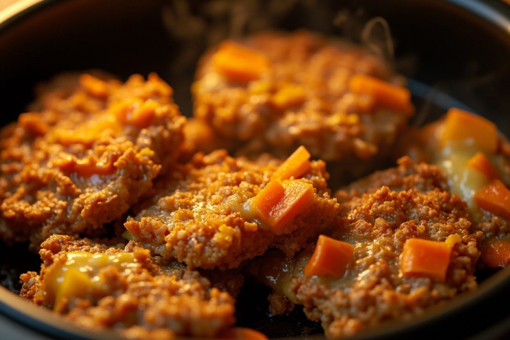 Куриные котлеты с морковью и сыром в аэрогриле