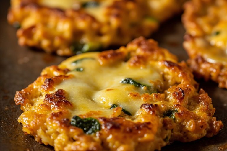 Куриные оладьи с кабачком и сыром в аэрогриле